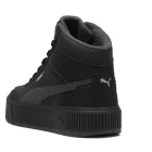 Ботинки кроссовки зимние женские PUMA Carina Mia Mid WTR PUMA Black-Gray Echo