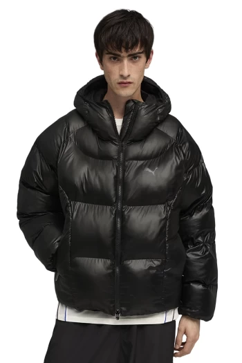 Куртка чоловіча PUMA PUMATECH-X Puffer Jacket чорного кольору
