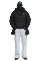 Куртка мужская PUMA Mono Hooded Parka черного цвета