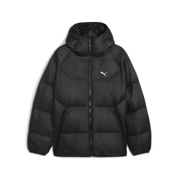Куртка пуховик чоловічий PUMA Hooded Down Puffer Jacket чорного кольору