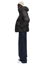 Куртка пуховик мужской PUMA Hooded Down Puffer Jacket черного цвета