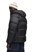 Куртка пуховик мужской PUMA Hooded Down Puffer Jacket черного цвета