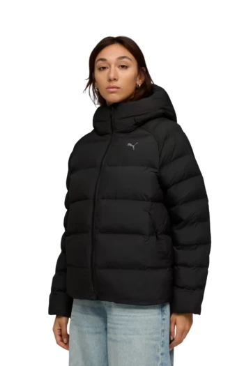 Куртка жіноча PUMA Mono Hooded Jacket чорного кольору