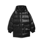 Куртка пуховик женский PUMA Style Hooded Down Jacket черного цвета
