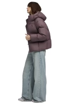 Куртка пуховик жіночий PUMA Hooded Down Puffer Jacket Raisin