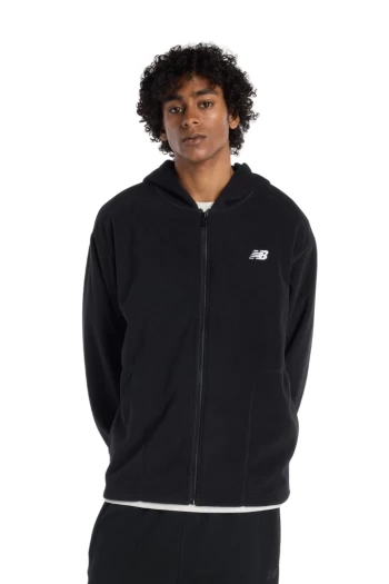 Куртка кофта чоловіча New Balance Polar Fleece чорного кольору
