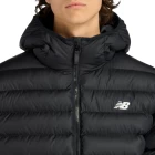 Куртка мужская New Balance Hooded Puffer черного цвета