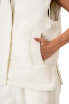 Жилет женский FRND FOR FRIENDS Voice Fleece vest молочного цвета