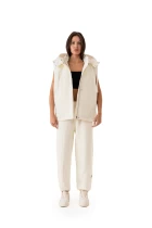 Жилет женский FRND FOR FRIENDS Voice Fleece vest молочного цвета