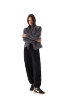 Бомбер женский FRND FOR FRIENDS Level Fleece темно-серого цвета
