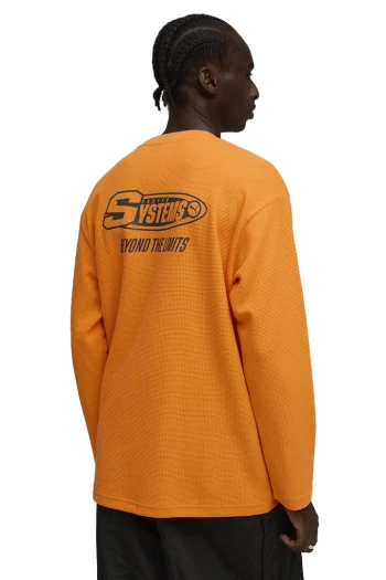 Лонгслів PUMA FUTURE.PUMA.ARCHIVE Unisex Tee LS Orange Glo