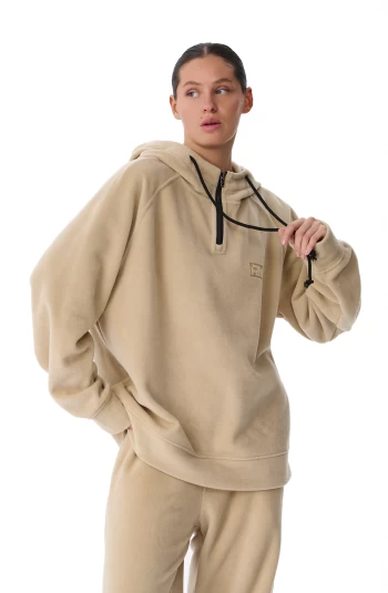 Худі унісекс FRND FOR FRIENDS Impulse Polar Fleece бежевого кольору