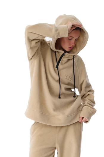Худі унісекс FRND FOR FRIENDS Impulse Polar Fleece бежевого кольору