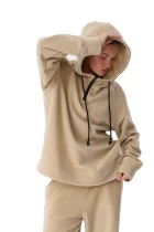 Худі унісекс FRND FOR FRIENDS Impulse Polar Fleece бежевого кольору