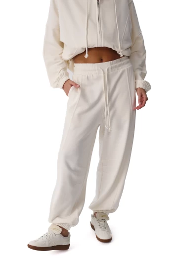 Штани жіночі FRND FOR FRIENDS Shape молочного кольору