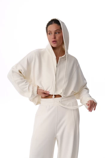 Штани жіночі FRND FOR FRIENDS Shape молочного кольору