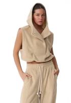 Штани жіночі FRND FOR FRIENDS Paradox Polar Fleece бежевого кольору