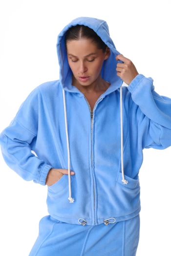 Штани жіночі FRND FOR FRIENDS Paradox Polar Fleece блакитного кольору