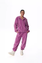 Штани жіночі FRND FOR FRIENDS Paradox Polar Fleece ягідного кольору