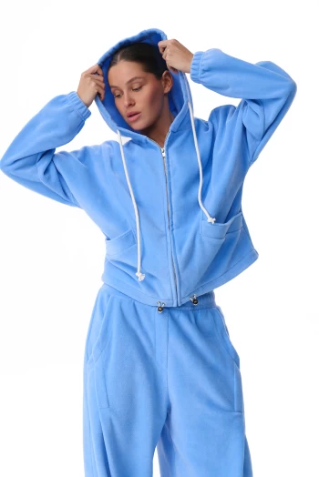 Штани жіночі FRND FOR FRIENDS Muse Polar Fleece блакитного кольору