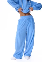 Штани жіночі FRND FOR FRIENDS Muse Polar Fleece блакитного кольору