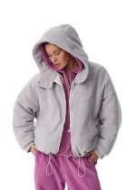 Куртка жiноча FRND FOR FRIENDS Paloma Polar Fleece світло-сірого кольору