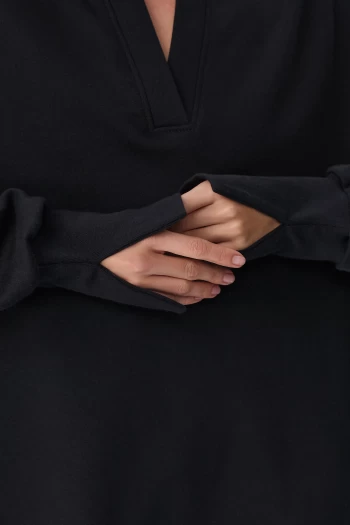 Світшот жіночий FRND FOR FRIENDS Lady чорного кольору