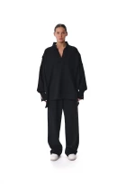 Світшот жіночий FRND FOR FRIENDS Lady чорного кольору