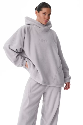 Худі жіноче FRND FOR FRIENDS Evelyn Polar Fleece світло-сірого кольору