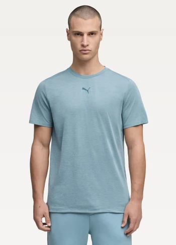 Футболка чоловіча PUMA M CLOUDSPUN TEE Baltic Sea Blue Heather