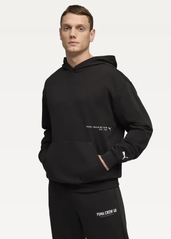 Худі чоловіче PUMA M GRAPHICS FRNCH TRRY HOODIE чорного кольору