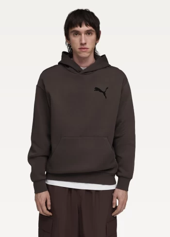 Худі чоловіче PUMA ESS ELEVATED CAT LOGO Hoodie Chocolate Brown