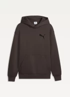 Худи мужское PUMA ESS ELEVATED CAT LOGO Hoodie Chocolate Brown