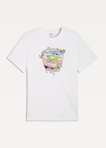 Футболка чоловіча PUMA GRAPHIC Tee білого кольору