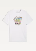 Футболка мужская PUMA GRAPHIC Tee белого цвета