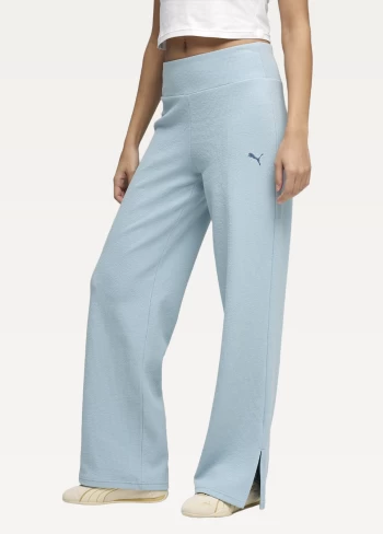Спортивні штани жіночі PUMA ESS ELEVATED Straight Pant Seafoam