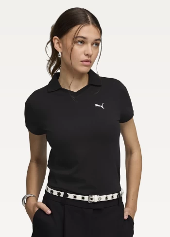 Поло жіноче PUMA ESS Baby Polo чорного кольору