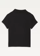 Поло женское PUMA ESS Baby Polo черного цвета