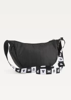 Сумка жіноча PUMA BASE Half Moon Bag B&W чорного кольору