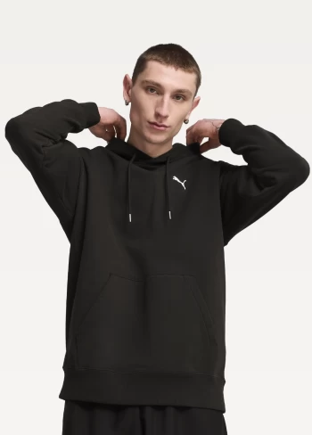 Худі чоловіче PUMA WARDROBE ESS Relaxed Hoodie чорного кольору