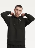 Худі чоловіче PUMA WARDROBE ESS Relaxed Hoodie чорного кольору