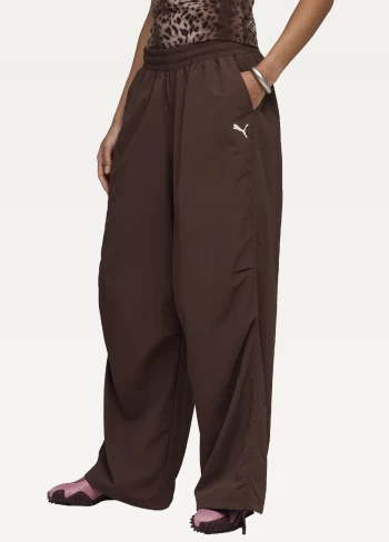 Штани спортивні жіночі PUMA T7 Woven Track Pants OP Chocolate Brown