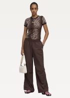 Штани спортивні жіночі PUMA T7 Woven Track Pants OP Chocolate Brown