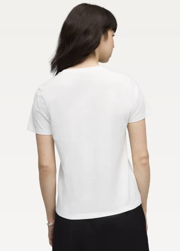 Футболка жіноча PUMA ESS ELEVATED Comfort Tee білого кольору