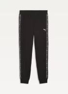 Штаны спортивные мужские PUMA ESS TAPE Sweatpants черного цвета
