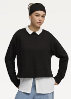 Світшот жіночий PUMA HER Relaxed Crew чорного кольору