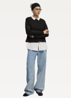 Світшот жіночий PUMA HER Relaxed Crew чорного кольору