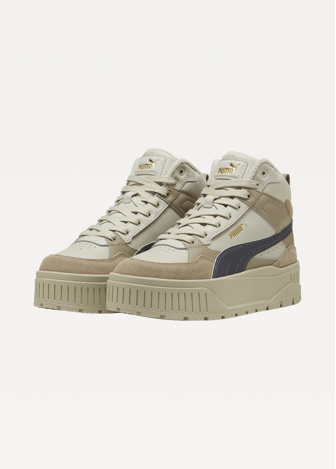 Ботинки женские Puma Karmen II Idol Mid WTR бежевого цвета
