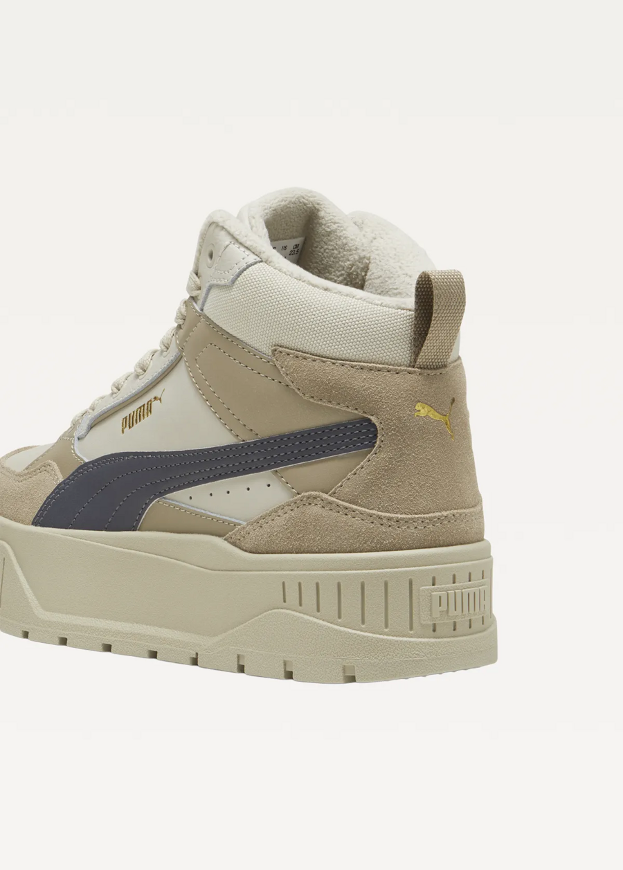 Ботинки женские Puma Karmen II Idol Mid WTR бежевого цвета
