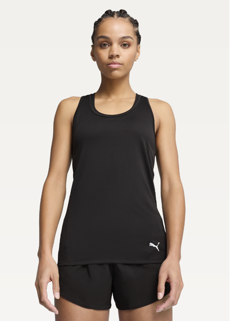 Майка жіноча PUMA TAD ESSENTIAL Racerback Tank чорного кольору